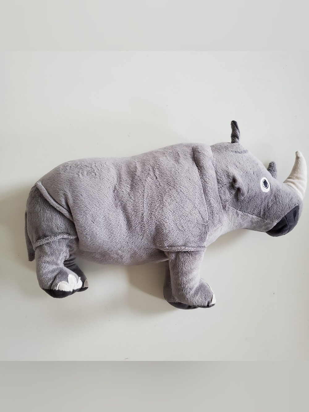 Ikea ONSKAD Plush Gray Rhino Stuffed Animal Toy